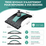 Trois niveaux d'ajustement et dimensions du Lombarc L4 PRO